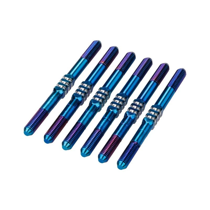 Jconcepts 51361 RC10 B7/B7D Burnt Blue Fin Titanium Turnbuckle (Pack of 6) - Image 1 of 1