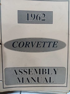 1962 62 Chevrolet Chevy Corvette Assembly Manual CAR DIAGRAMS  - Picture 1 of 6