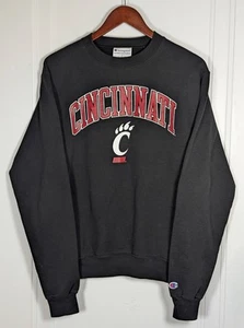 Champion Cincinnati Bearcats Mens Size Small Black Pullover Sweatshirt UC - Picture 1 of 3