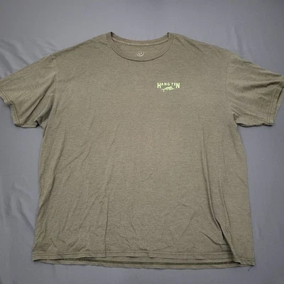Hang Ten Shirt Mens XXXL 3XL Short Sleeve Surf Company 1960 Knit Pullover Green - Image 1 of 4