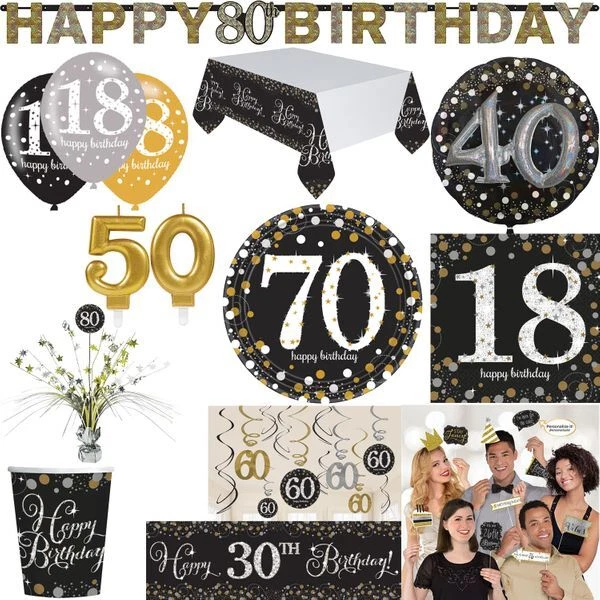 Compleanno Festa Decorazione Set Oro Numero Geburtstagsdeko Articoli da - Immagine 1 di 1