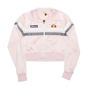 ELLESSE Womens Cropped Pink Track Jacket XS - Picture 1 of 6