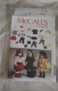 18 Zoll Puppenkleidung Schnittmuster McCalls # MP261 Rock. Bluse. Hosen & mehr - Bild 1 von 2