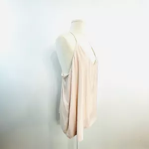 Witchery Size 16 XL Pale Pink Velvet Silk Camisole Australian Label - Picture 1 of 24