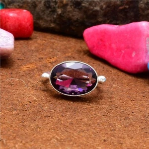 Awesome African Amethyst Gemstone 925 Sterling Silver Handmade Ring All Size - Picture 1 of 5