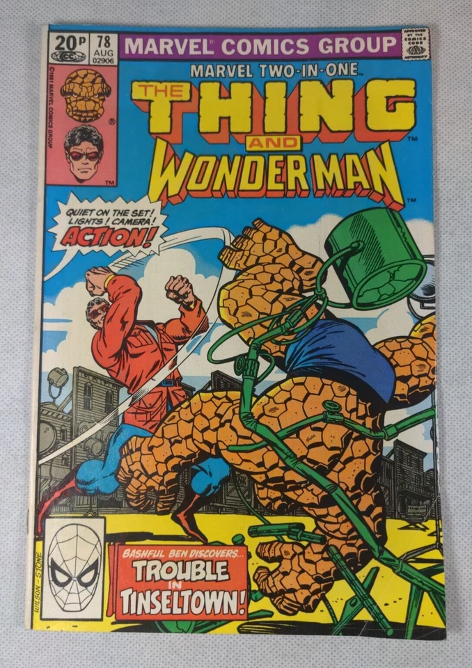 Marvel Comics Two-In-One The Thing And Wonder Man #78 August 1981 - Image 1 of 4