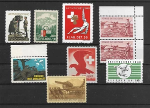 Switzerland @ Soldatenmarken Soldierstamps MNH WWII Nice Prized @ Zwit.165 - Picture 1 of 1