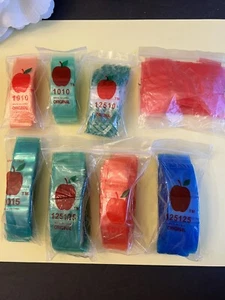 Apple Baggies Mini Zip lock Bags Assorted 8 design mix - Picture 1 of 1