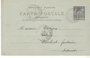 ENTIER POSTAL CARTE POSTALE - Picture 1 of 1