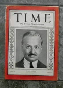 May 14 1928 "Time" Magazine-Florenz Ziegfeld Cover-Coolidge-Hoover-PA RR Ad - Picture 1 of 9