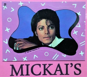 1984 TOPPS MICHAEL JACKSON SERIES ONE - STICKER CARD #22 - MJJ PRODUCTIONS - POP - Imagen 1 de 4