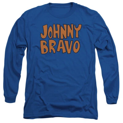Camiseta gráfica manga larga con licencia para hombre JOHNNY BRAVO JB LOGO SM-3XL  Foto 1 de 2