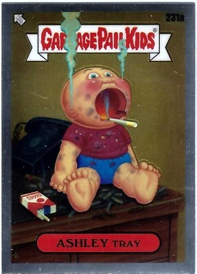 2023 Chrome Series 6 GPK Garbage Pail Kids CS6 ASHLEY Tray #231a Base A - Image 1 of 4