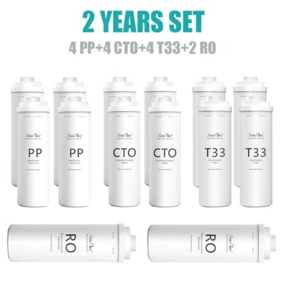 PP CTO T33 RO Water Filter Cartridge Replacement For SimPure T1-400 RO System - Image 1 of 4