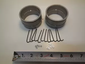JOHN DEERE IH AC WHITE MF ERTL TOY TRACTOR GREY BOLT ON DUAL CUSTOM RIMS - Picture 1 of 8