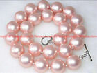 16-48 Inches 10MM South Sea Pink Shell Pearl Round Beads Necklaces