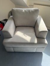 Grey Cloth Arm Chair