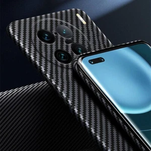 For Vivo X90 Pro+ Plus Luxury Business Carbon Fiber Pattern Hard Case Cover - Picture 1 of 7