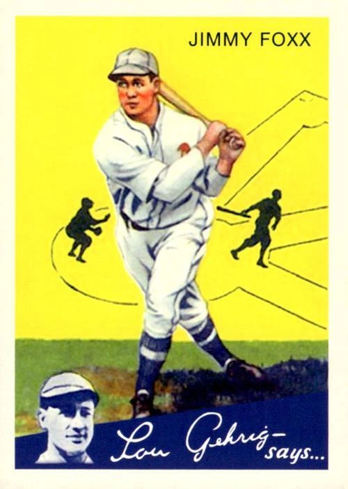 2011 Topps #CMGR-15 Jimmie Foxx CMG Reprints - Image 1 of 2