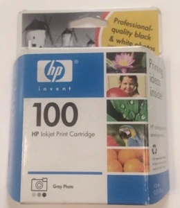 HP 100 Gray ink cartridge Factory Sealed OEM - Picture 1 of 1