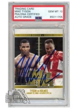 Mike Tyson 2010 Sport Kings Tale of the Tape Autograph Card #64 PSA/DNA 10