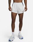 Nike Track Club Dri-FIT 3" Brief-Lined Running Shorts White  FB5541-121 Men's Lg