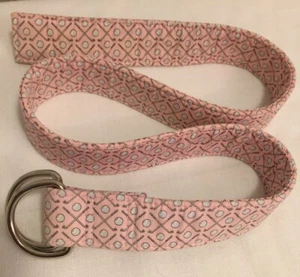 Vineyard Vines Unisex D-ring Belt Pink with Golf clubs & balls Size Small - Picture 1 of 6