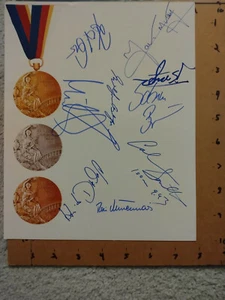 1988 Summer Olympics XXIV Seoul Signed in Person Color Photo SASIGNED - Picture 1 of 6