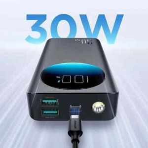 Batterie externe Powerbank 20000 mAh 30 W + lampe torche USB-C Joyroom - Photo 1/11
