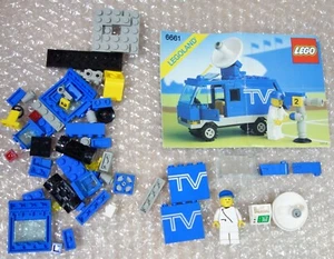 1989 LEGO Legoland 6661 TV Reporter Truck Complete! - Picture 1 of 4