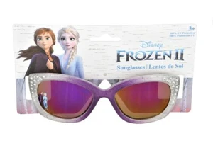 DISNEY Frozen Girls Fashion Sunglasses Diamonds 100% UV Protection • Purple - Picture 1 of 3