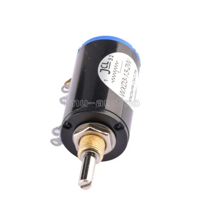 Black Precision WXD3-13-2W Multi-Turn Wirewound Linear Potentiometer 10K OHM - Bild 1 von 4