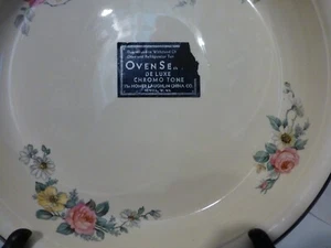 HOMER LAUGHLIN VINTAGE OVEN SERVE PIE PLATE NEW - Picture 1 of 13