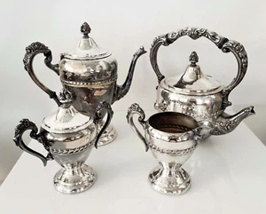 Vintage Silverplate Tea Service - Picture 1 of 7