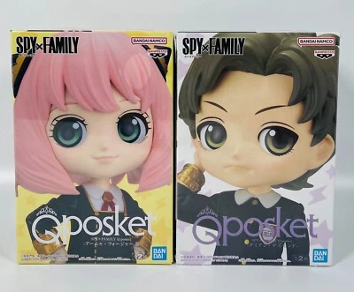 SpyXFamily Qposket Anya Forger III A & Damian Desmond B Figura Set BANPRESTO - Imagen 1 de 4