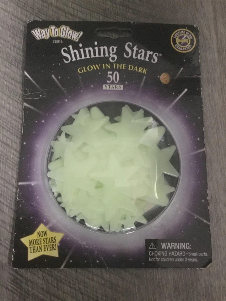 Shining Stars Glow in The Dark 50 Piece Kit University Games Bedroom Decor