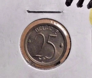 ZIRKULIERT 1974 25 CENTIMES BELGIEN MÜNZE (91616)1 - Bild 1 von 2