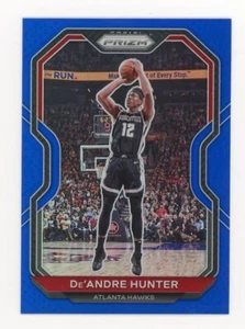 🏀 De’Andre Hunter 2020-21 Panini Prizm Blue Prizm SN/199 #38 – Atlanta Hawks 🔥 - Picture 1 of 2