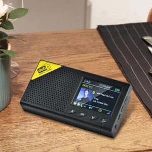 DAB / DAB+ Digital Radio Portable with FM Rechargeable Battery Bluetooth Speaker - Picture 1 of 12
