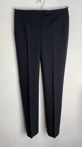 Jil Sander formal navy trousers W 28 L 31 UK 8 10 VGC slim wool classic office - Picture 1 of 9