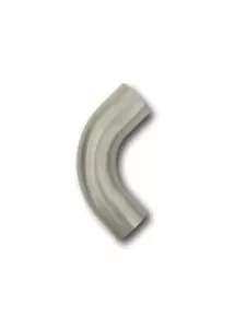 EXHAUST PIPE MANDREL BEND STAINLESS STEEL (304) 2" 90 DEGREE SHORT LEG - Picture 1 of 8