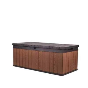 Darwin 100 Gal. Large Resin Deck Box for Patio Garden Furniture, Outdoor Storage - Picture 1 of 8