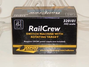 Rapido Trains HO #320101 Rail Crew Switch Machine w/Rotating Target NEW - Picture 1 of 1