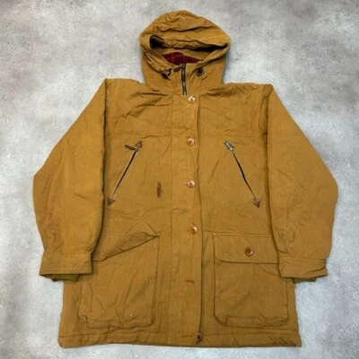 L.L Bean Parka Jacket Womens Large Wool Lined Insulated Long Coat, Brown - Image 1 of 4