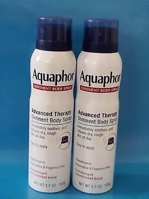 (LOTE DE 2) Aquaphor Advanced Therapy UNGÜENTO SPRAY CORPORAL Hipoalergénico 3,7 OZ Foto 1 de 4
