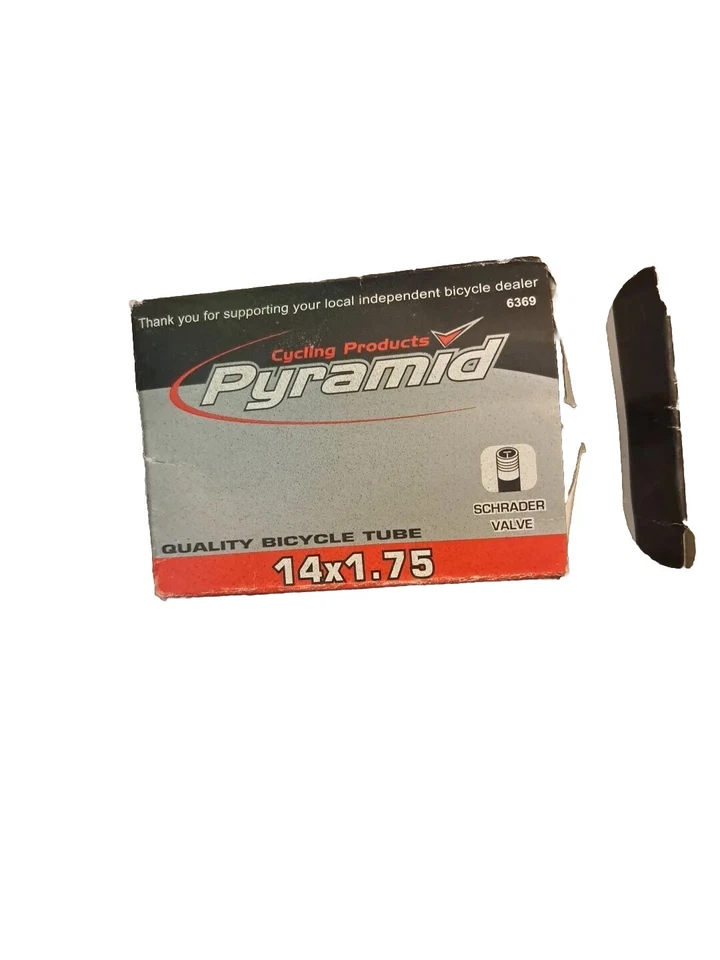 Pyramid STANDARD TUBE 14 x 1.75" BICYCLE SCHRADER VALVE TUBE  - Image 1 of 1
