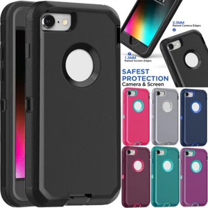 Phone Case Heavy Duty Shockproof Hybrid Cover For Apple iPhone 6/6s/7/8 Plus - Picture 1 of 53