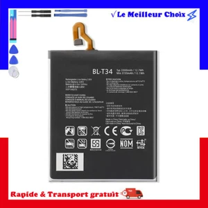 BATTERIE DE REMPLACEMENT NEUVE POUR LG BL-T34 LG V30 V30A H930 H932 3300mAh  - Zdjęcie 1 z 5