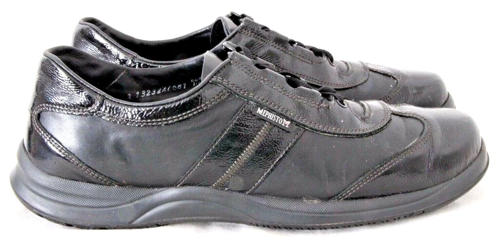 Mephisto Runoff Air Jet Lace-Up Walking Patent leather Sneakers shoes Women's 10 - Image 1 of 4