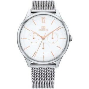 Orologio multifunzione donna Tommy Hilfiger Layla bianco 1782456 acciaio Maglia - Bild 1 von 1